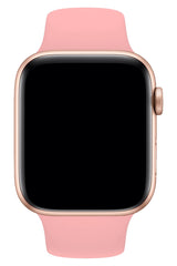 Apple Watch Uyumlu Silikon Spor Kordon Karanfil Pembe
