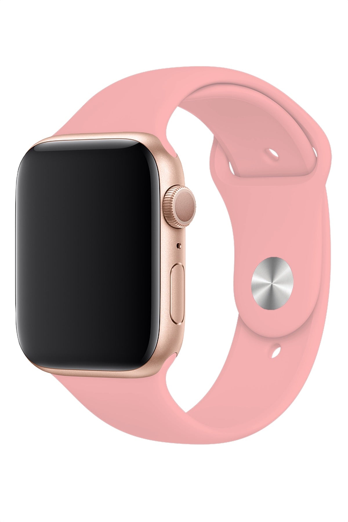 Apple Watch Uyumlu Silikon Spor Kordon Karanfil Pembe  bikordon