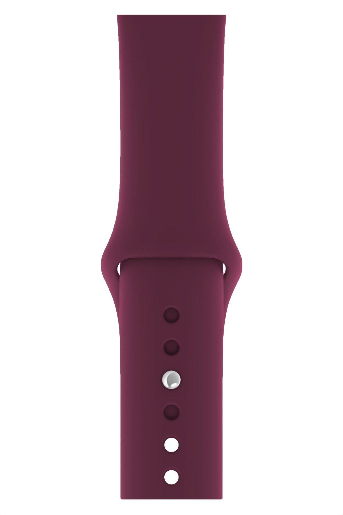 Apple Watch Compatible Silicone Sport Band Plum