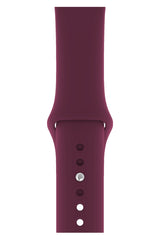 Apple Watch Uyumlu Silikon Spor Kordon Mürdüm