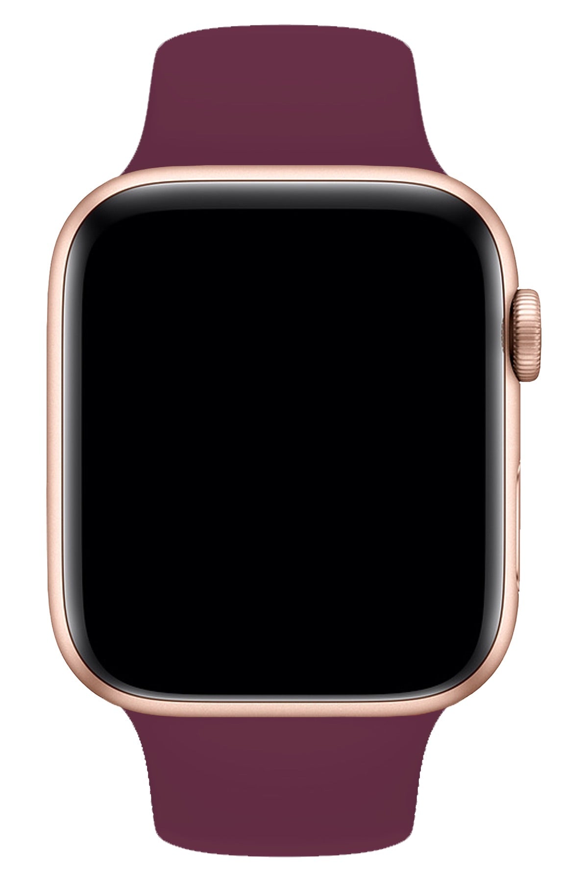 Apple Watch Uyumlu Silikon Spor Kordon Mürdüm  bikordon