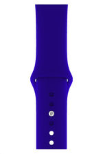 Apple Watch Uyumlu Silikon Spor Kordon Koyu Mavi  bikordon