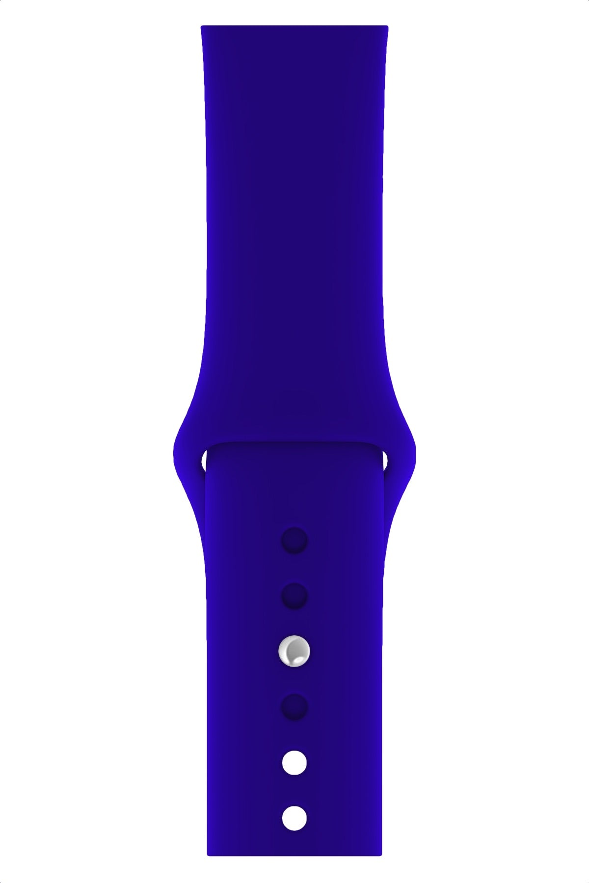 Apple Watch Uyumlu Silikon Spor Kordon Koyu Mavi  bikordon