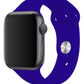 Apple Watch Compatible Silicone Sport Band Dark Blue 