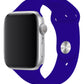 Apple Watch Uyumlu Silikon Spor Kordon Koyu Mavi  bikordon