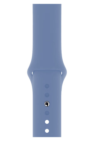 Apple Watch Compatible Silicone Sport Band Crystal Blue 