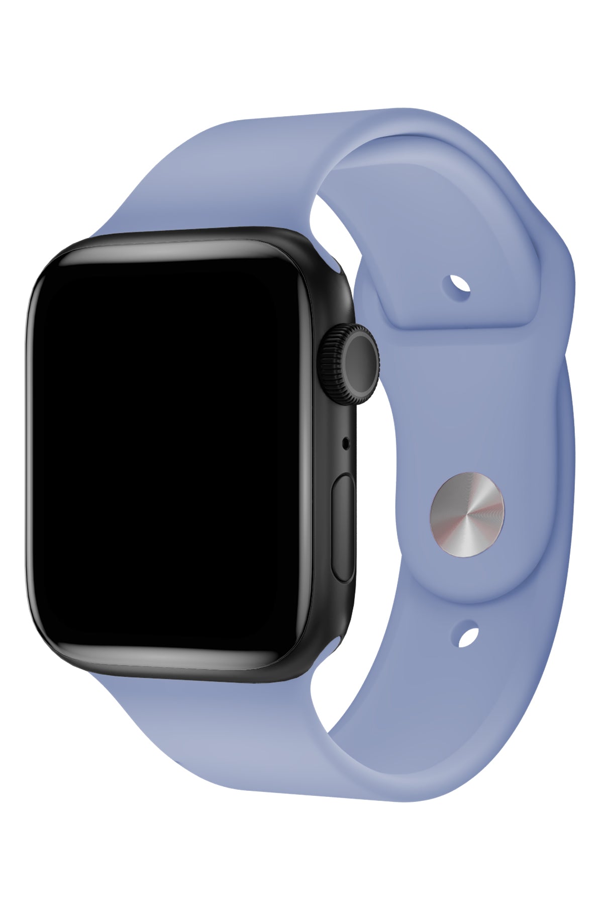 Apple Watch Uyumlu Silikon Spor Kordon Kristal Mavi  bikordon