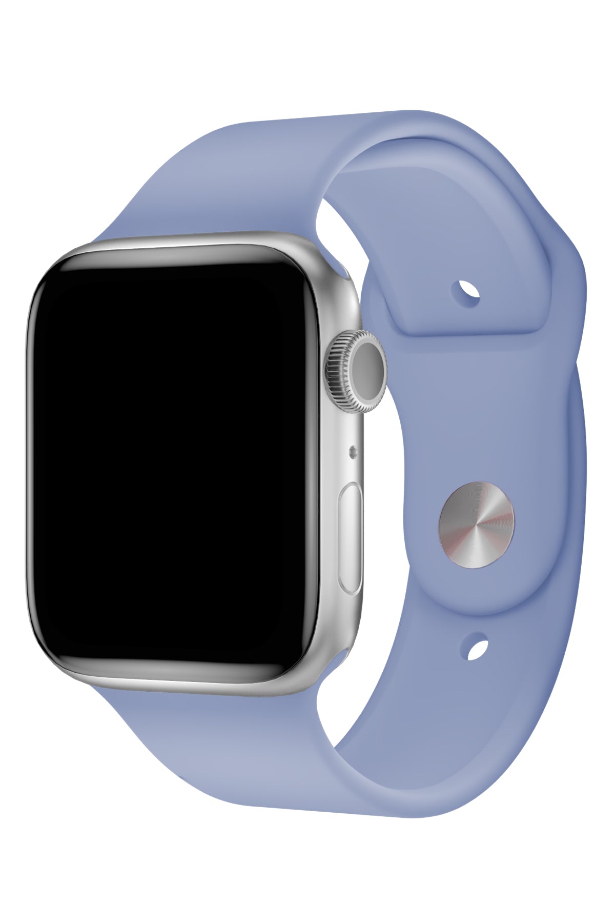 Apple Watch Uyumlu Silikon Spor Kordon Kristal Mavi  bikordon