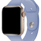 Apple Watch Uyumlu Silikon Spor Kordon Kristal Mavi  bikordon
