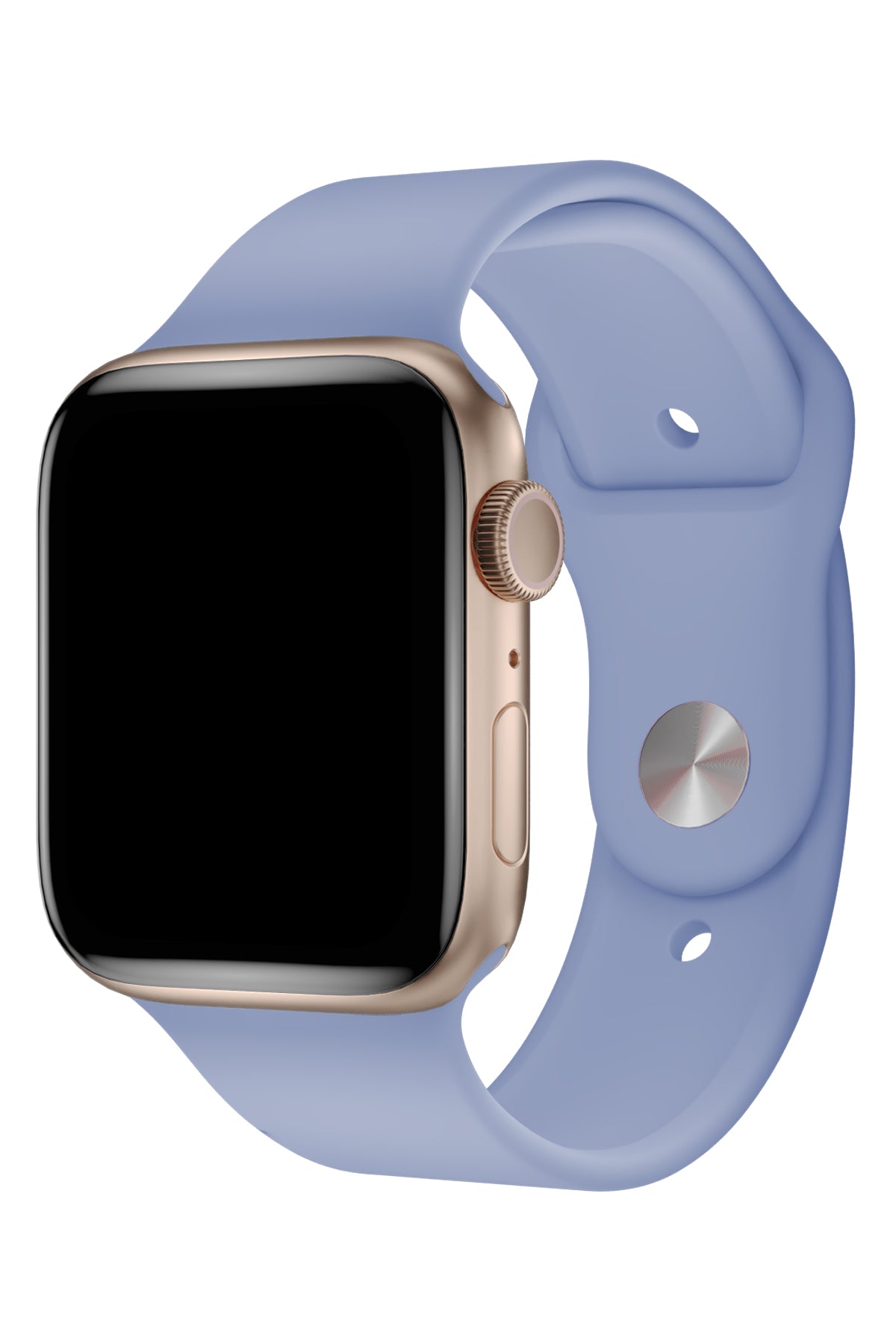Apple Watch Uyumlu Silikon Spor Kordon Kristal Mavi  bikordon