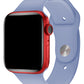 Apple Watch Uyumlu Silikon Spor Kordon Kristal Mavi