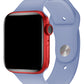 Apple Watch Uyumlu Silikon Spor Kordon Kristal Mavi  bikordon