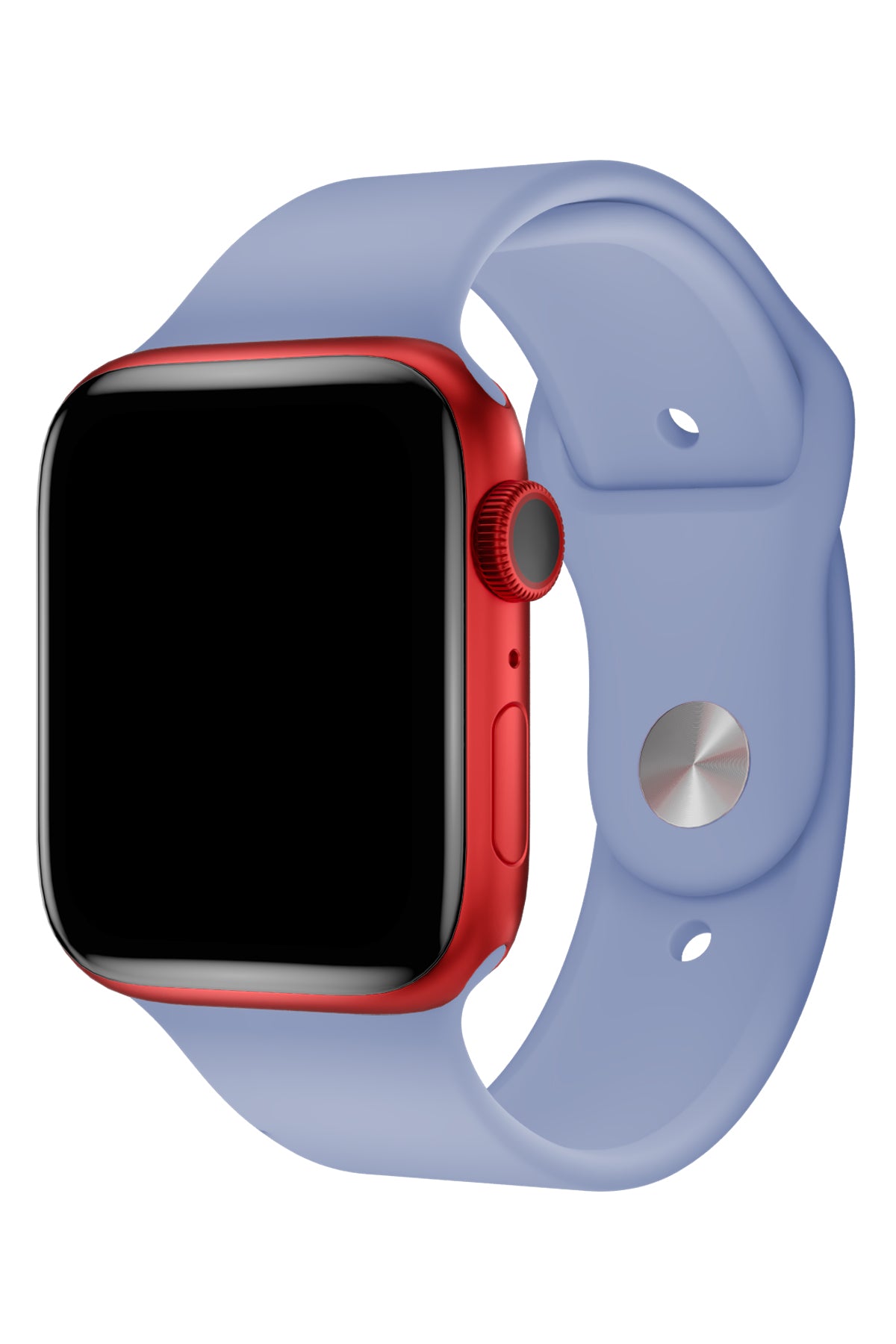 Apple Watch Uyumlu Silikon Spor Kordon Kristal Mavi  bikordon
