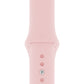 Apple Watch Uyumlu Silikon Spor Kordon Kum Pembe  bikordon