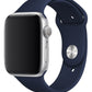 Apple Watch Uyumlu Silikon Spor Kordon Lacivert  bikordon