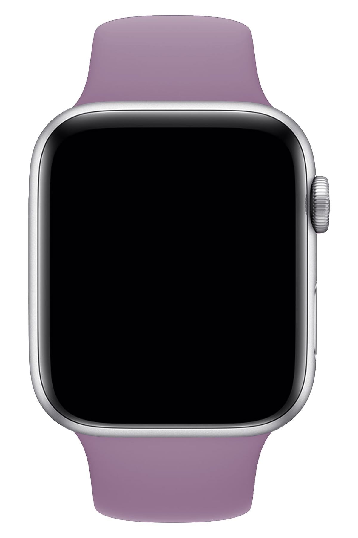 Apple Watch Uyumlu Silikon Spor Kordon Lavanta  bikordon