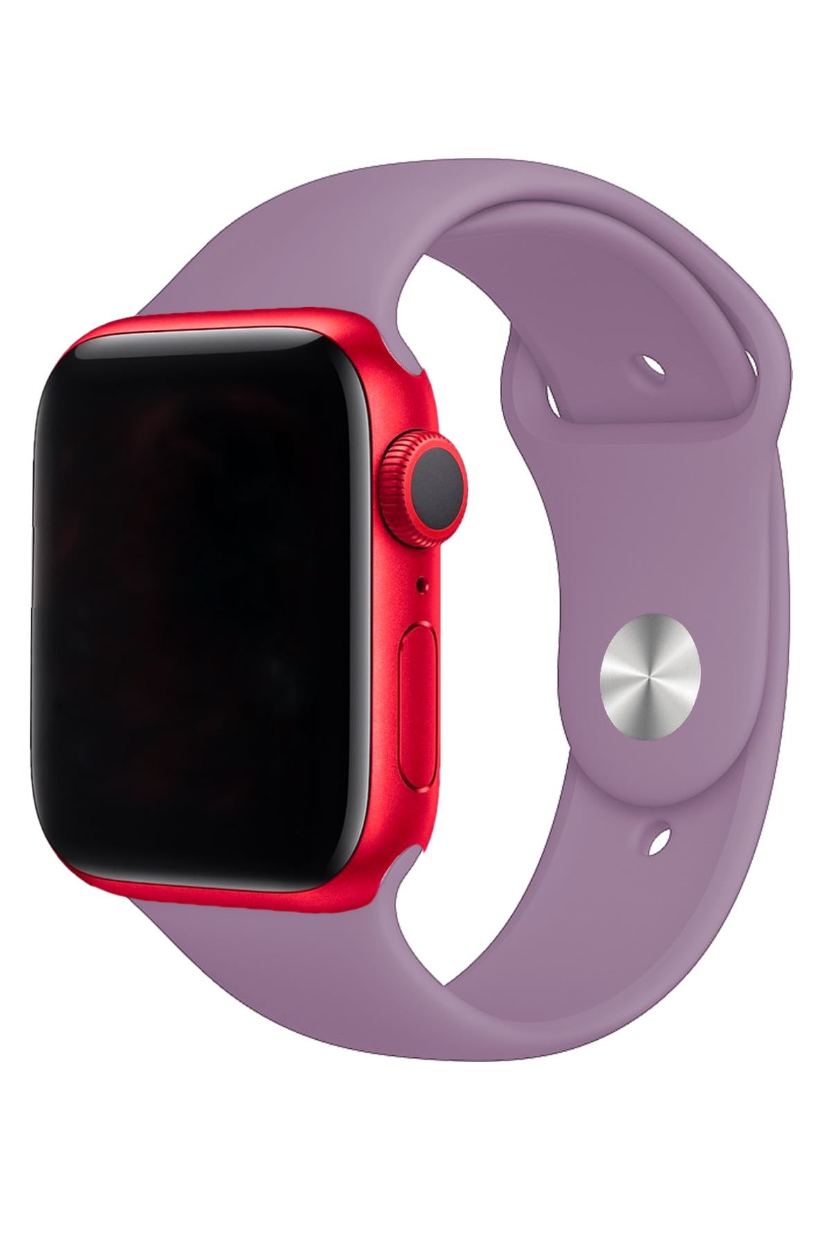 Apple Watch Uyumlu Silikon Spor Kordon Lavanta  bikordon