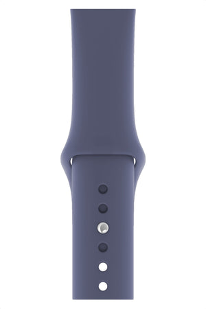 Apple Watch Uyumlu Silikon Spor Kordon Lavanta Gri  bikordon