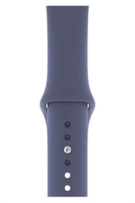 Apple Watch Uyumlu Silikon Spor Kordon Lavanta Gri  bikordon