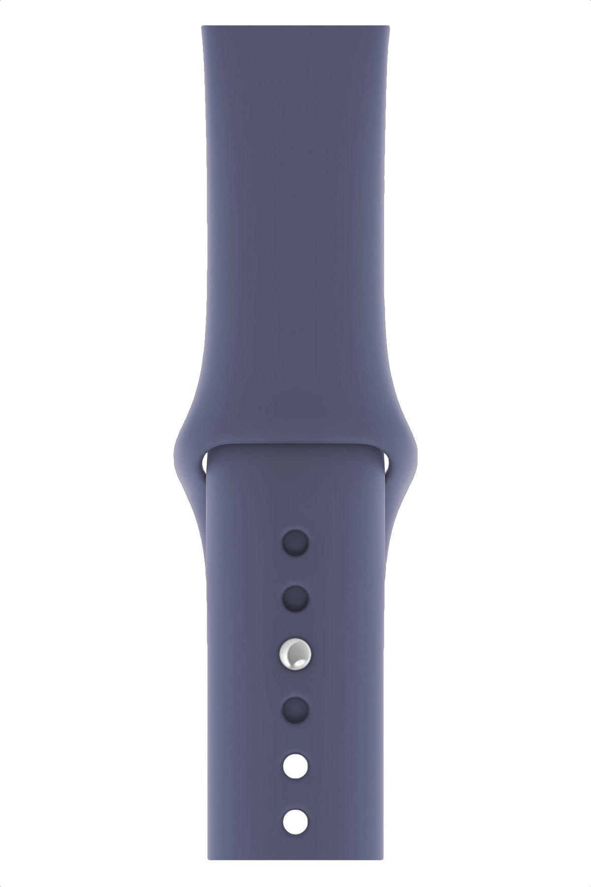 Apple Watch Uyumlu Silikon Spor Kordon Lavanta Gri  bikordon