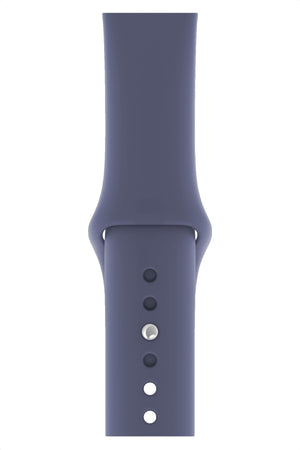 Apple Watch Compatible Silicone Sport Band Lavender Gray