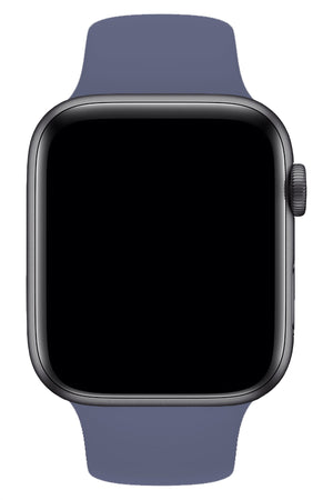 Apple Watch Uyumlu Silikon Spor Kordon Lavanta Gri  bikordon