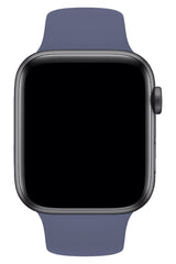 Apple Watch Uyumlu Silikon Spor Kordon Lavanta Gri