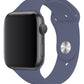 Apple Watch Compatible Silicone Sport Band Lavender Gray