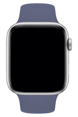 Apple Watch Uyumlu Silikon Spor Kordon Lavanta Gri