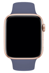 Apple Watch Uyumlu Silikon Spor Kordon Lavanta Gri