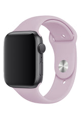 Apple Watch Uyumlu Silikon Spor Kordon Lila