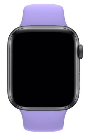 Apple Watch Uyumlu Silikon Spor Kordon Mauve  bikordon