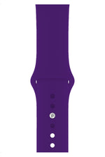 Apple Watch Uyumlu Silikon Spor Kordon Mor  bikordon
