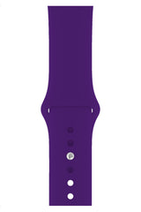 Apple Watch Uyumlu Silikon Spor Kordon Mor
