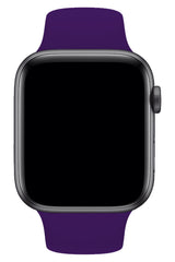 Apple Watch Uyumlu Silikon Spor Kordon Mor