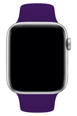 Apple Watch Uyumlu Silikon Spor Kordon Mor