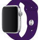 Apple Watch Compatible Silicone Sport Band Purple 
