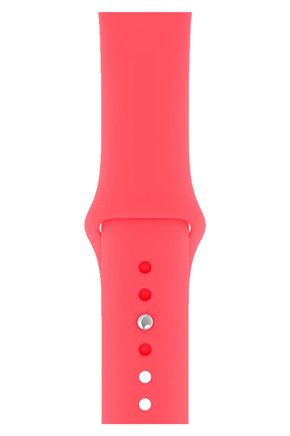 Apple Watch Compatible Silicone Sport Band Pomegranate Flower