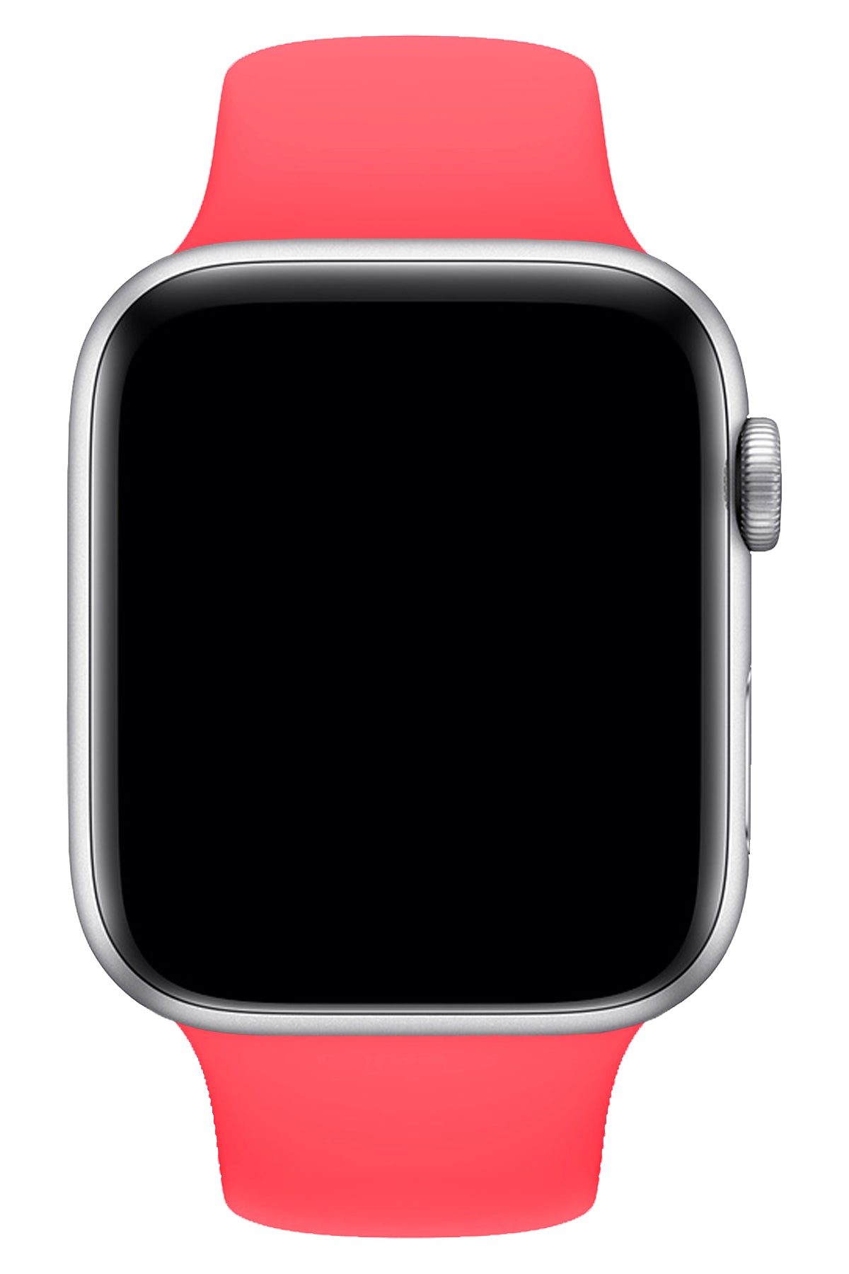 Apple Watch Uyumlu Silikon Spor Kordon Nar Çiçeği  bikordon