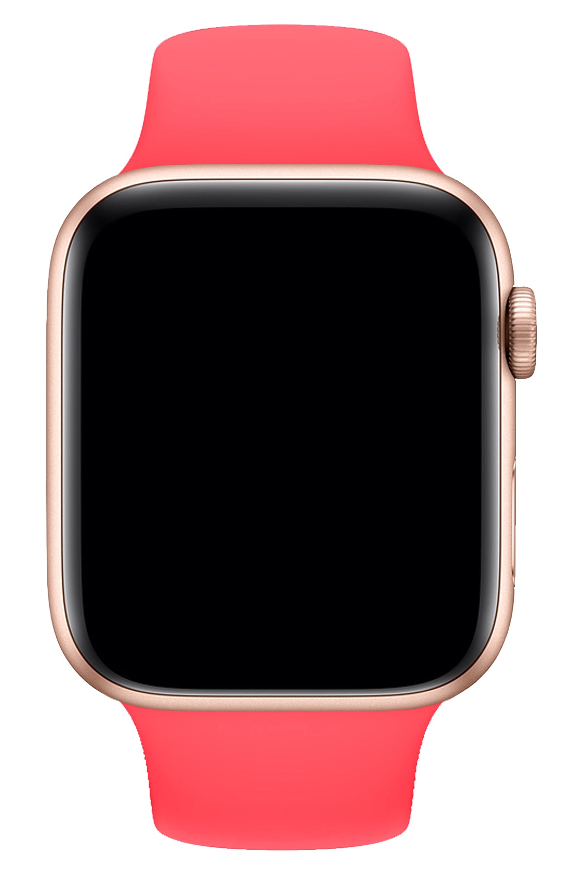Apple Watch Uyumlu Silikon Spor Kordon Nar Çiçeği  bikordon
