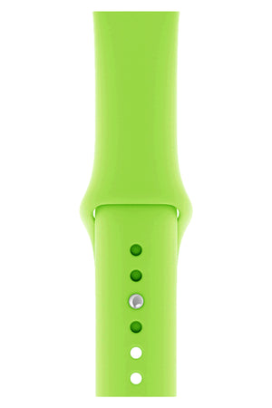 Apple Watch Compatible Silicone Sport Band Neon Green 