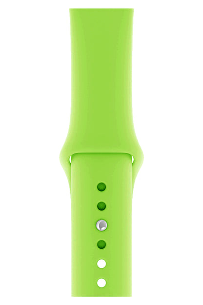 Apple Watch Uyumlu Silikon Spor Kordon Neon Yeşil  bikordon