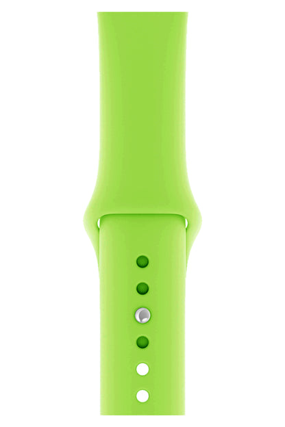 Apple Watch Compatible Silicone Sport Band Neon Green 