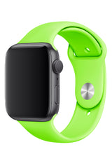 Apple Watch Uyumlu Silikon Spor Kordon Neon Yeşil