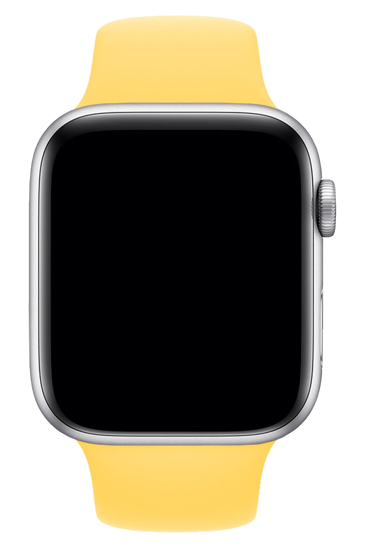 Apple Watch Uyumlu Silikon Spor Kordon Pastel Sarı  bikordon