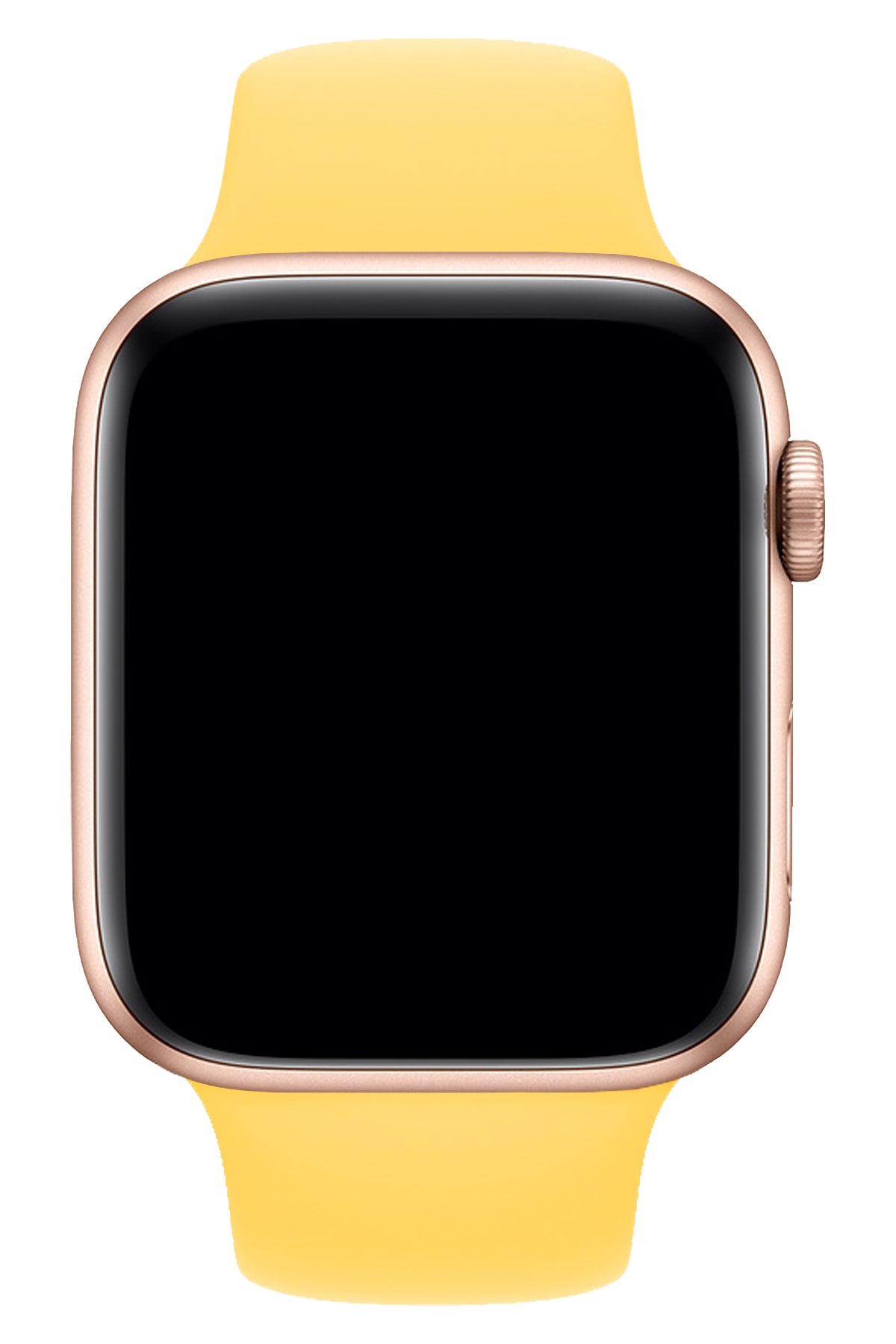 Apple Watch Uyumlu Silikon Spor Kordon Pastel Sarı  bikordon