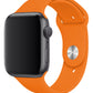 Apple Watch Compatible Silicone Sport Band Pastel Orange 