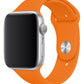Apple Watch Uyumlu Silikon Spor Kordon Pastel Turuncu  bikordon