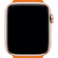 Apple Watch Uyumlu Silikon Spor Kordon Pastel Turuncu  bikordon