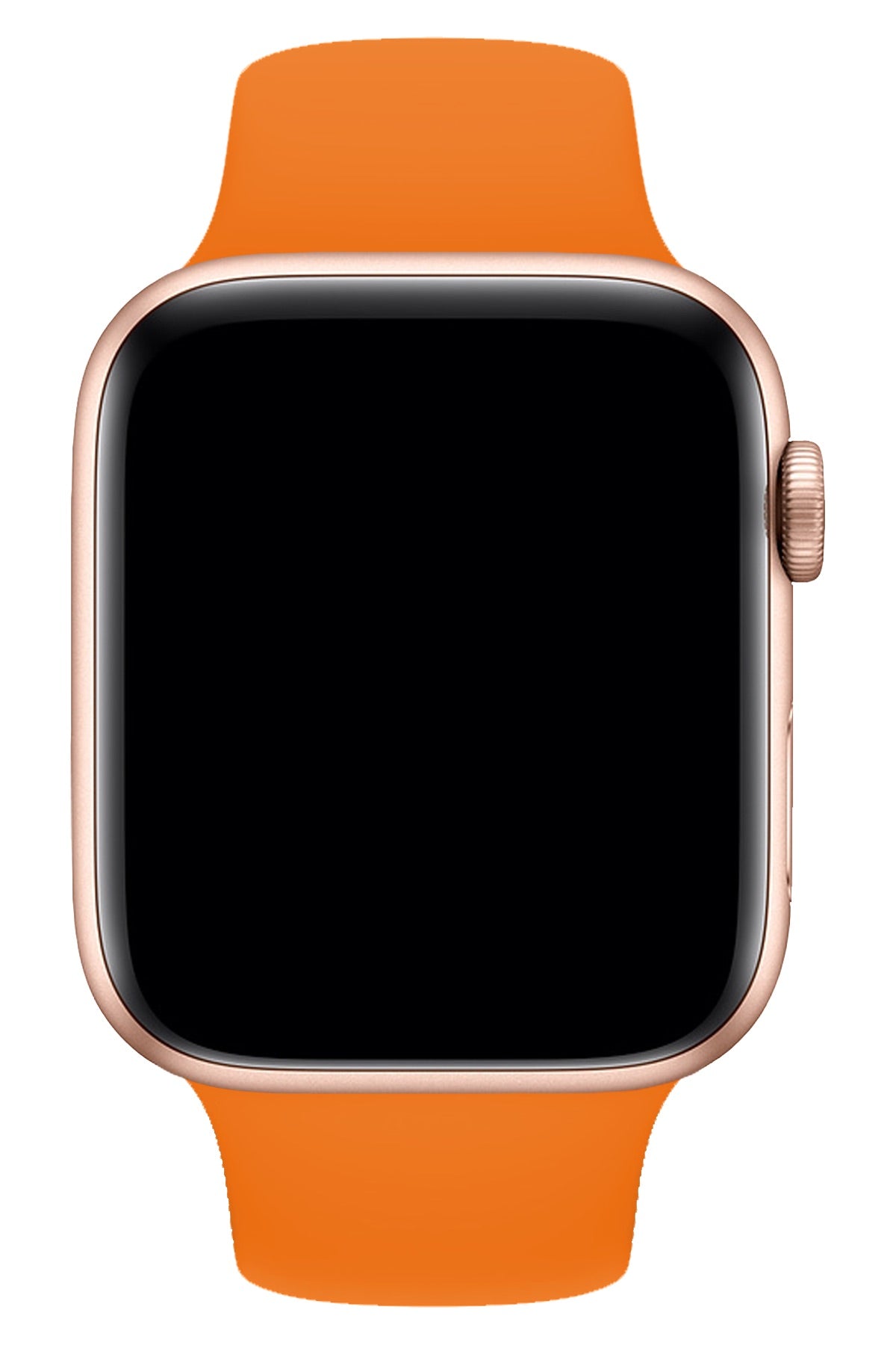 Apple Watch Uyumlu Silikon Spor Kordon Pastel Turuncu  bikordon